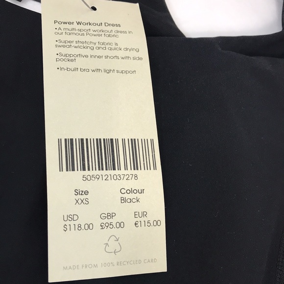 NWT SWEATY BETTY Power Workout Dress - Picture 15 of 15